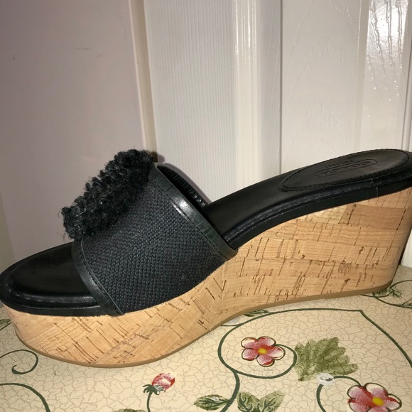 Coach Wedge Sandals - Picture 2 of 7